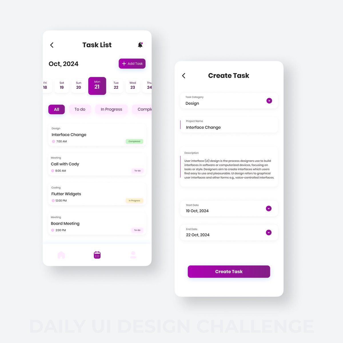 deyemidoyen's tweet image. Daily UI Design Challenge - today’s task was to design a task list interface for a mobile project management app.

Kindly share your feedback in the comments section 🙏🏾

#onboardingdesign #uidesign #uidesigner #uiux #uidailychallenge #projectmanagement #tasklist