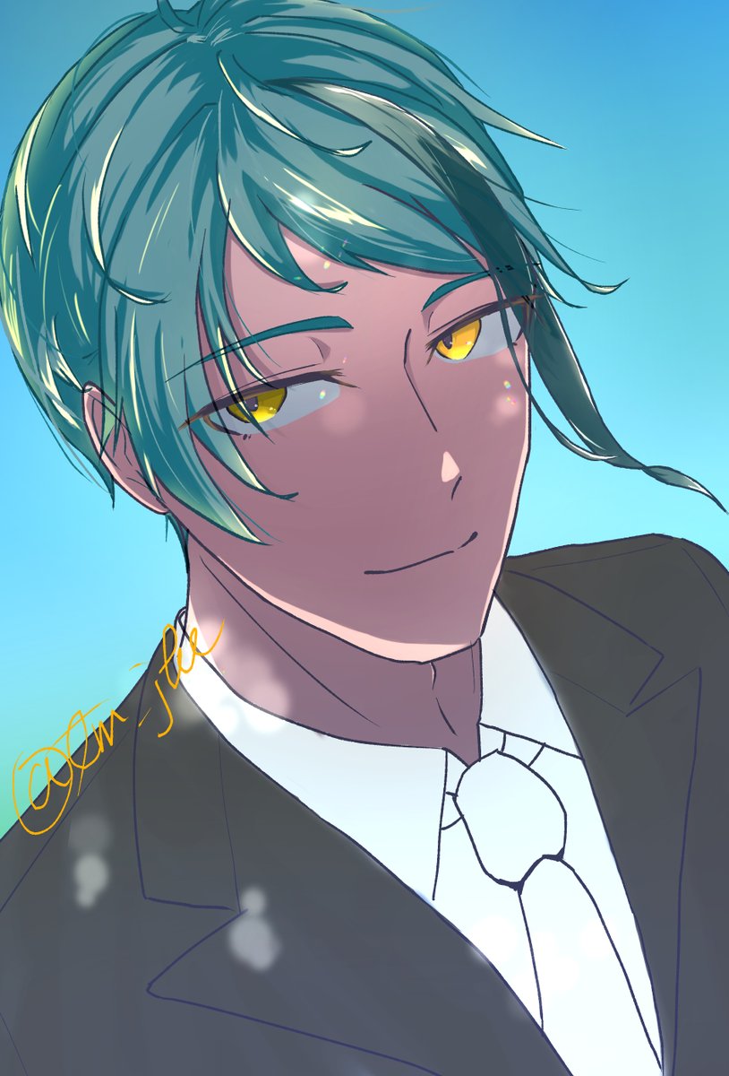 tm_jbe's tweet photo. ここまで描いたけど先に首から上を完成させちゃったせいで服をもう描きたくない https://t.co/kJD1pOoJBQ