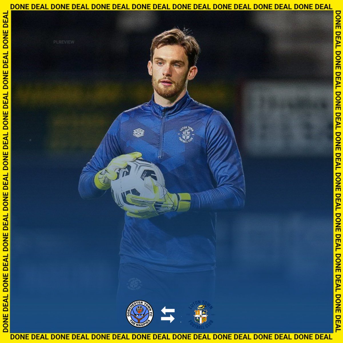 plreview27's tweet photo. DONE DEAL:

Jameson Horlick (20) has signed a new contract with Luton Town and has joined Dorchester Town on loan. 🤝🏻 https://t.co/1kJSFGduHH
