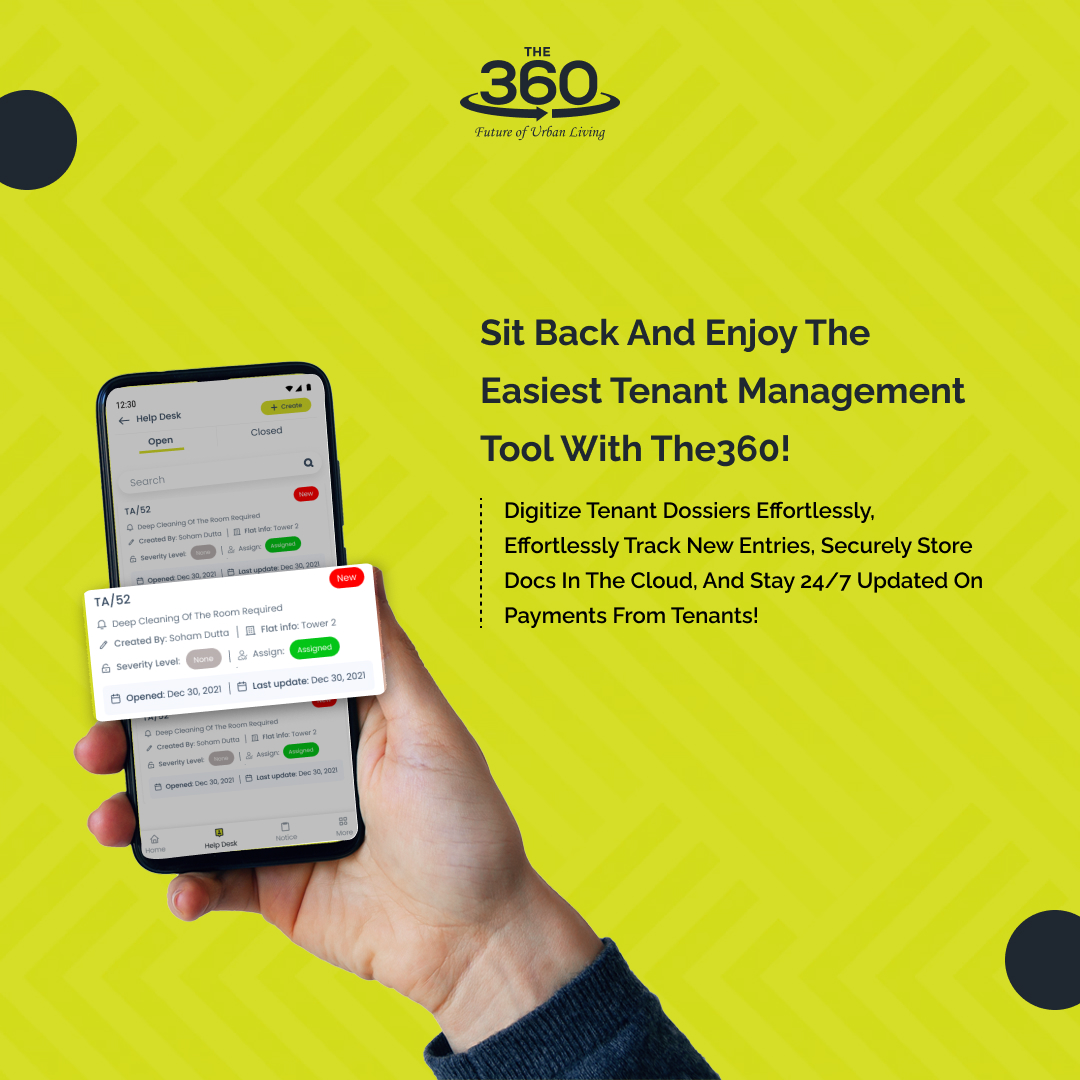 Effortless Tenant Management with The360! 🏠 Digitize, track, and secure tenant data seamlessly while staying on top of payment details.

#The360 #EfficientManagement #tenantmanagement #housingmanagement #apartmentmanagement