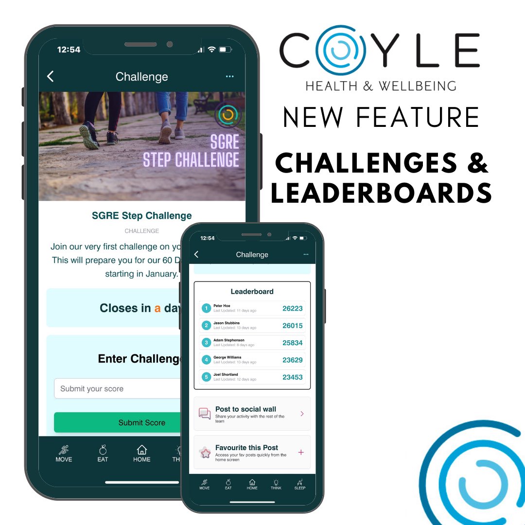 “A well-being coach in your teams pocket 24/7” Do you employ more than 20 employees? Are they performing? We fuel performance ! Do you want to create a happier and healthier workforce? Interested? Email joelshortland@teamcoyle.co.uk.