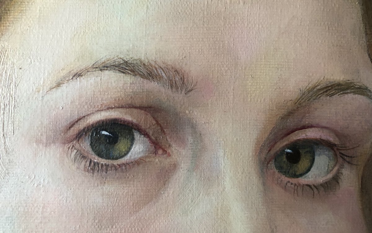 dwelltimepress's tweet photo. Looking at the world through my ocean by Svetlana Kornilova
The  painting "Looking at the world through your ocean" (oil on canvas,  50x80 cm) was painted during the quarantine period, in April 2020, the  first sketches were made in February 2020, and the idea arose much  earlier https://t.co/bMvWWzq4BS