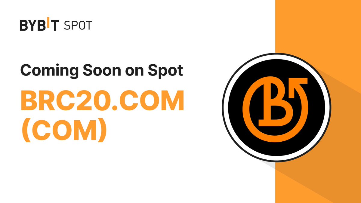 writeandcoffee's tweet photo. ๐ฃ $COM is coming soon on #BybitSpot with @BRC20com.
๐ Stay tuned for a 180,000 $USDT prize pool!
๐ซ Register an account under https://t.co/UFKCBV1Tjj and ๐ trade #COM
#Bybit #BybitTrading #WeareBybit #HelloBybit #High5Bybitย #BybitListing #BRC20 https://t.co/TjvrDocAyu