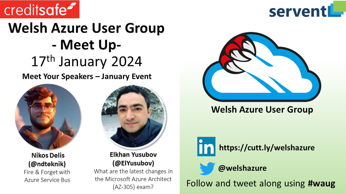 Will you be joining us? @ElYusubov @ndteknik meetup.com/msft-stack/eve…