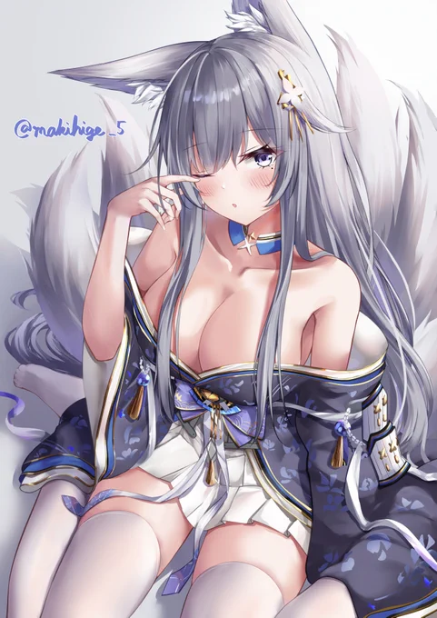 信濃さんがもうすぐ通常実装されるとのことでお祝いがてらのイラスト再掲 今年もどこかのタイミングで描いて差し上げたいですね!