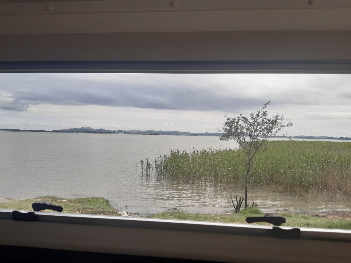 View from our van window -holidays ,free camping ❤❤❤