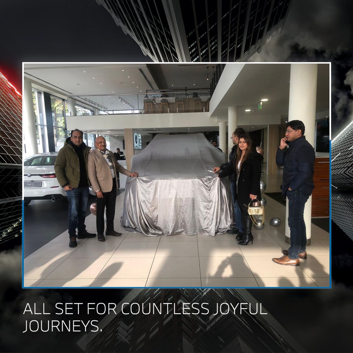 BMWKrishnaAuto's tweet photo. Welcome to Forwardism.
Congratulations to Mr. Rohit Goyal and family on their new BMW X7. Welcome to the ever-growing family of BMW.
#ThisIsForwardism #TheNewX7 https://t.co/tXMUUhX2xl