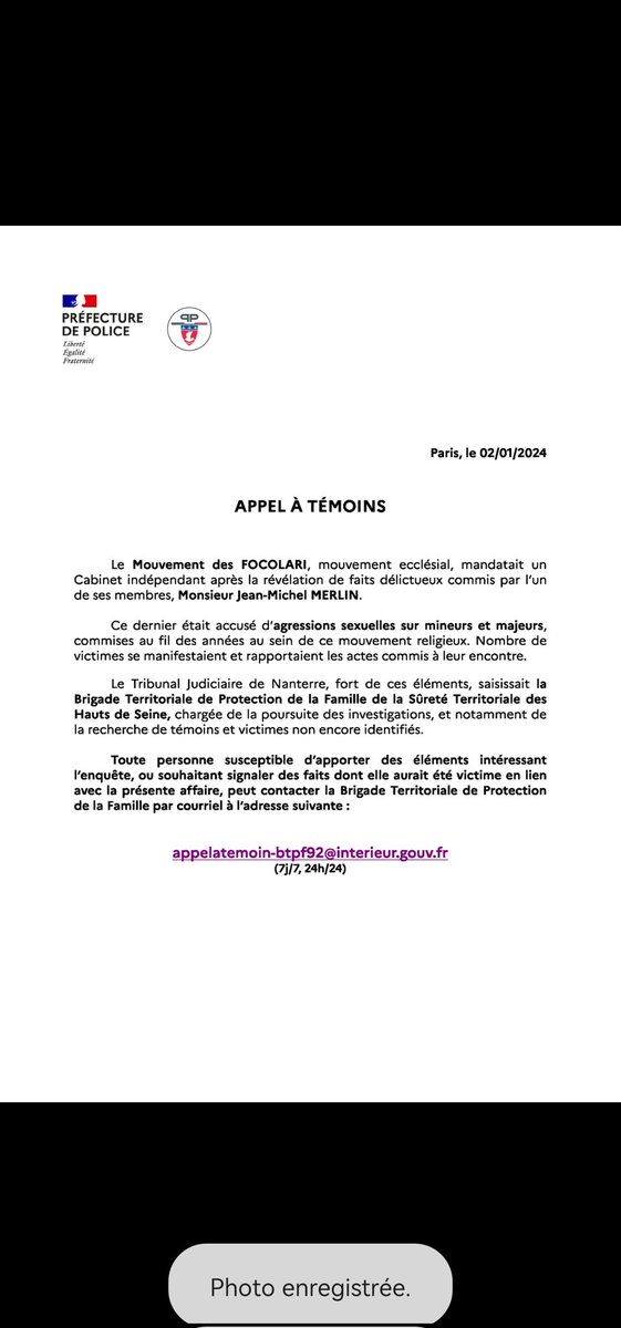 Camille Helier (@camillehelier) on Twitter photo <a href="/FocolariFrance/">Mouvement Focolari </a> Vous prenez les gens pour des idiots ? Pourquoi ne pas relayer l'appel à témoins en entier, pourquoi le tronquer ainsi ? le voici, pour tous ceux qui vous suivent : <a href="/FocolariFrance/">Mouvement Focolari </a> Vous prenez les gens pour des idiots ? Pourquoi ne pas relayer l'appel à témoins en entier, pourquoi le tronquer ainsi ? le voici, pour tous ceux qui vous suivent :