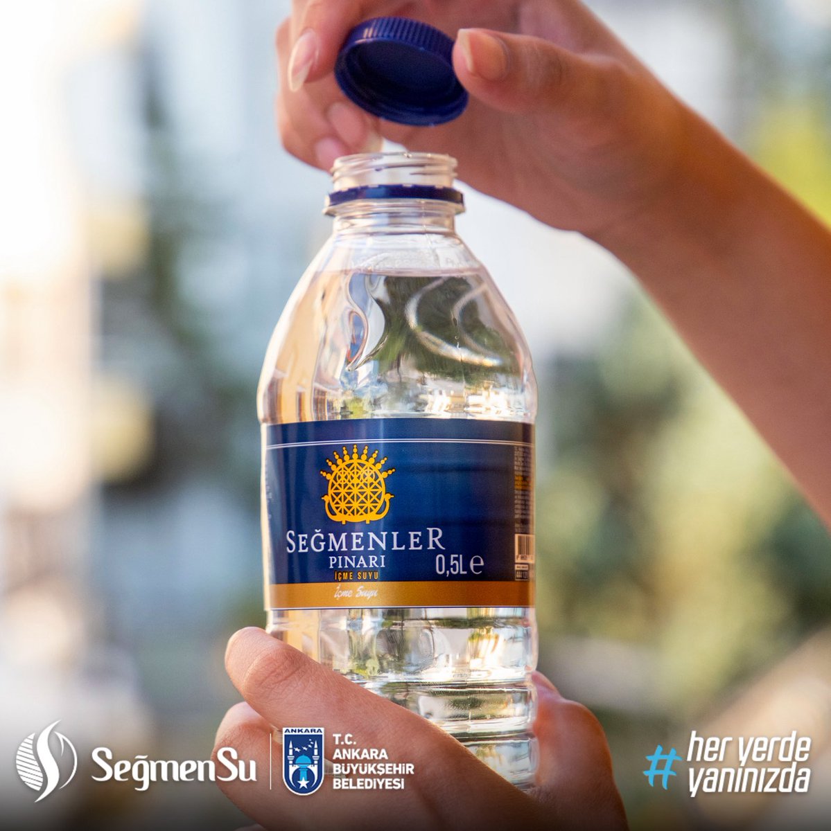 Ankara’nın her yerinde kolayca temin edebileceğiniz, başkentin su markası 😊💧 

#HerYerdeYanınızda