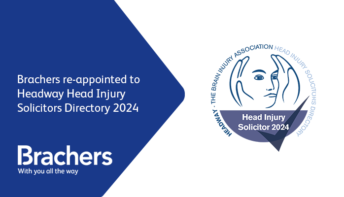 Brachers is delighted to have been selected once again for inclusion in the highly respected @HeadwayUK Head Injury Solicitors Directory 2024. brachers.co.uk/insights/brach… #headinjury #braininjuryawareness #Headway
