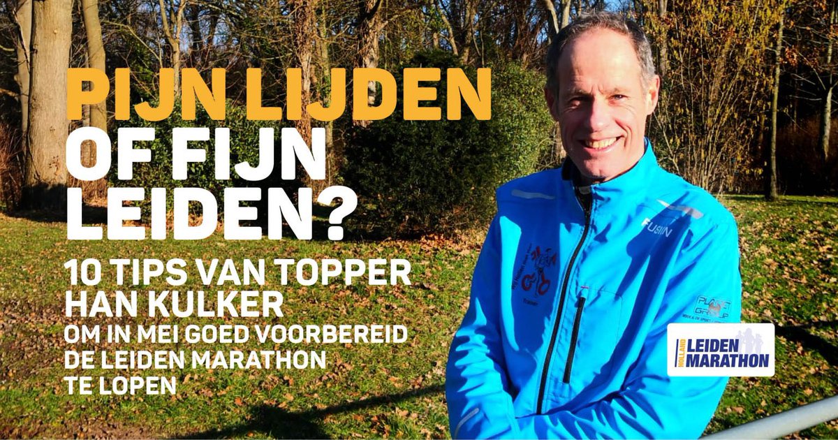 Ex-olympiër Han Kulker begint op zat. 13 jan. aan de 25ste editie van Hollen met Han. In 10 hardloopclinics bereidt hij jou voor op de Singelloop en Leiden Marathon. Inschrijven: shorturl.at/nADJM of op 13 jan om 8.30u bij LRRC. Tips: shorturl.at/dimV3 #loopmaatjes