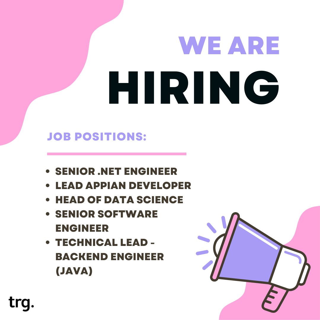 🚀New Year, New Opportunities! 🚀 We have some exciting new roles waiting for top talent like you:

Join us on the path to career success! Apply directly on our website: lnkd.in/dRrnhJBF

#TechJobs #CareerOpportunities