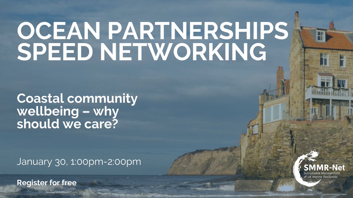 .@kazaalexander of @HeriotWattUni will be kicking off the first #OceanPartnerships Speed Networking session of 2024 by discussing the need to rethink how we approach marine management in order to be more mindful of community wellbeing. Register here 👉 loom.ly/FGUkzYE