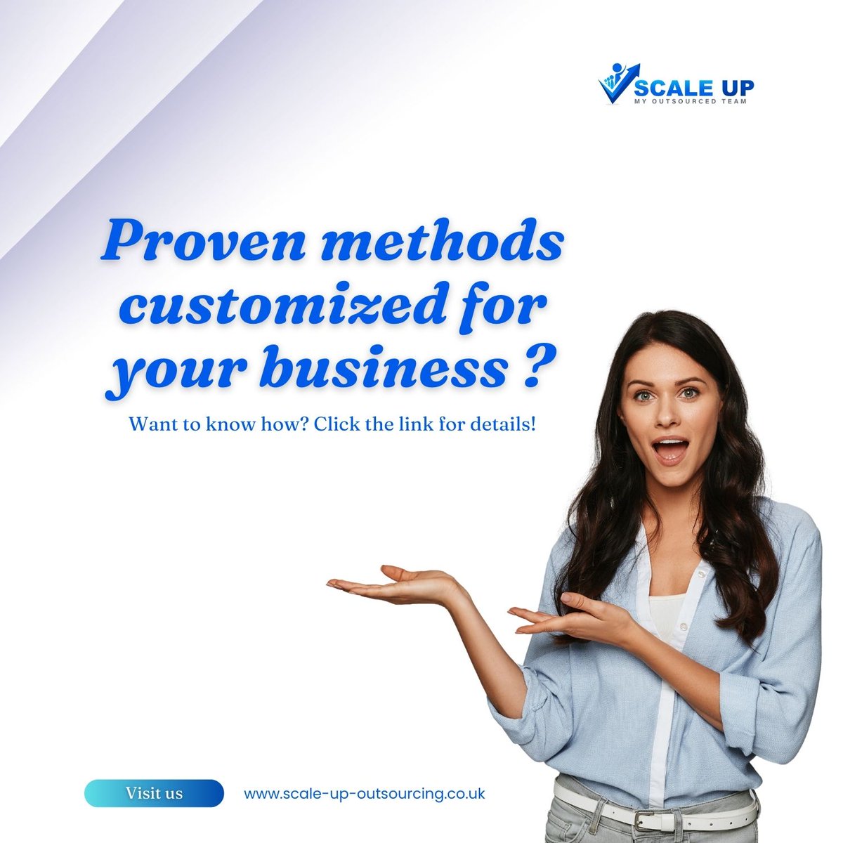 You've tried different techniques and still not working? Let us help you!

Click the link to uncover the proven methods.
scale-up-outsourcing.scoreapp.com 

#ProvenMethods #BusinessSuccess #CustomizedStrategies