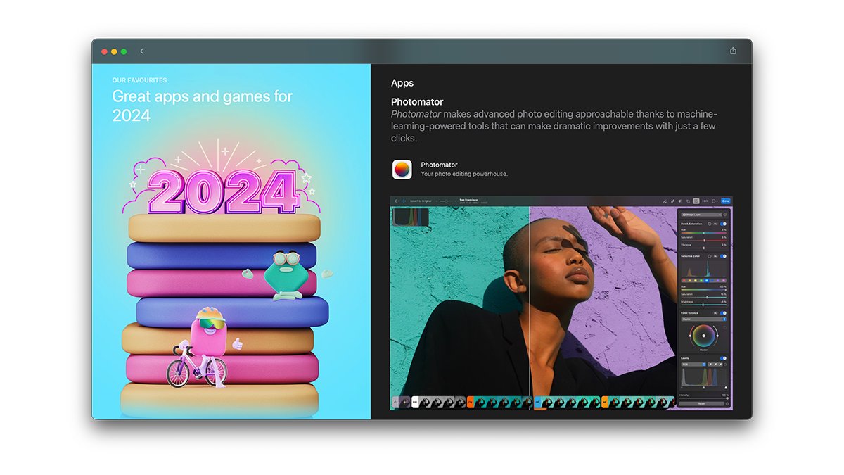 Best apps for 2024? Photomator and Pixelmator Pro are on the list! 🎉 Trust the word of the @AppStore team and start 2024 off right with these awesome apps and games: apps.apple.com/lt/story/id171…