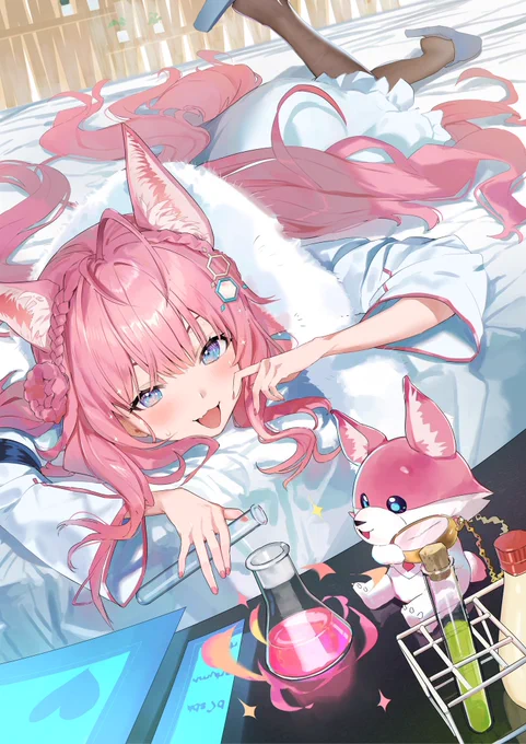 #こよりすけっち  こんこよありがとう