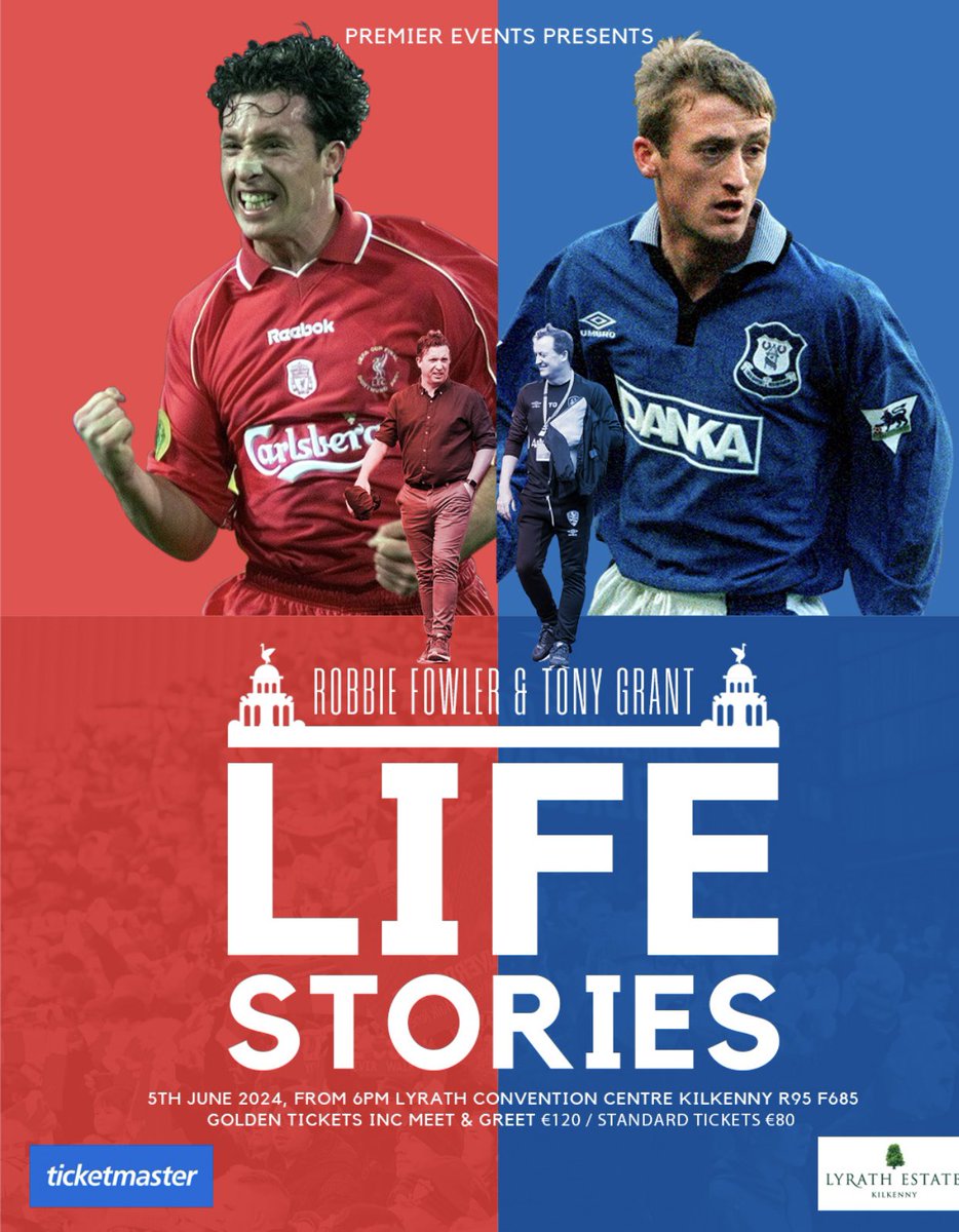 Something Different… One City…North..South…Growing up in the 80s teammates to rivals…Reunited..Manager and Coach…4 different Countries…Sounds like a #bloodbrothers Show !!!! #culture @Robbie9Fowler #kilkenny #football #coaching #lfc #efc