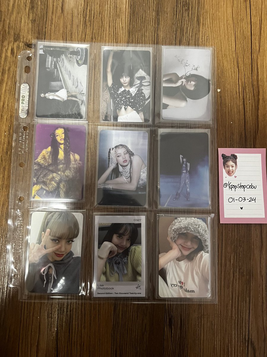 kpopstopcebu's tweet photo. wts lfb

jennie jisoo lisa photocard pc polaroid
•summer diary in seoul
•welcoming collection
• lalisa album
• 0327 photobook polaroid https://t.co/KV8uy3jCOI