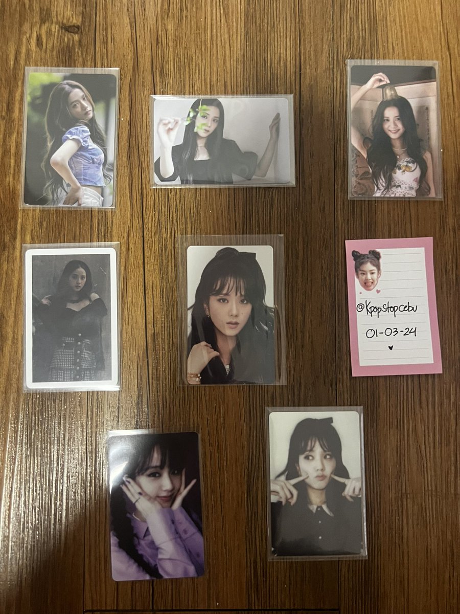 kpopstopcebu's tweet photo. wts lfb

jennie jisoo lisa photocard pc polaroid
•summer diary in seoul
•welcoming collection
• lalisa album
• 0327 photobook polaroid https://t.co/KV8uy3jCOI