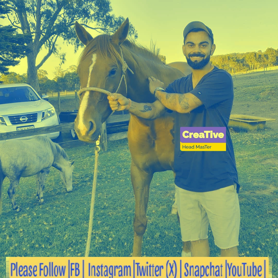 head_master_cre's tweet photo. घोड़े की सवारी करते नजर आए विराट कोहली 🏏🏏🏏🏏

#viratkohli #creativeheadmaster #cricket #worldcupfinals2023 https://t.co/SazlbbMyBl