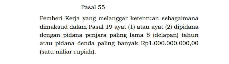 Kalau yang terjadi skenario kedua, ini ada pidananya. MNC dapat dikenakan sanksi pidana maksimal 8 tahun penjara atau denda maksimal 1 Miliar Rupiah berdasarkan UU 24/2011 tentang Badan Penyelenggara Jaminan Sosial Pasal 19 ayat (1) dan (2) j.o. Pasal 55