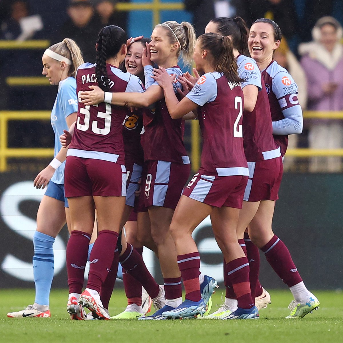 AVWFCOfficial's tweet photo. Dan Turner is in contention for the @BarclaysWSL December Goal of the Month award! 🌟