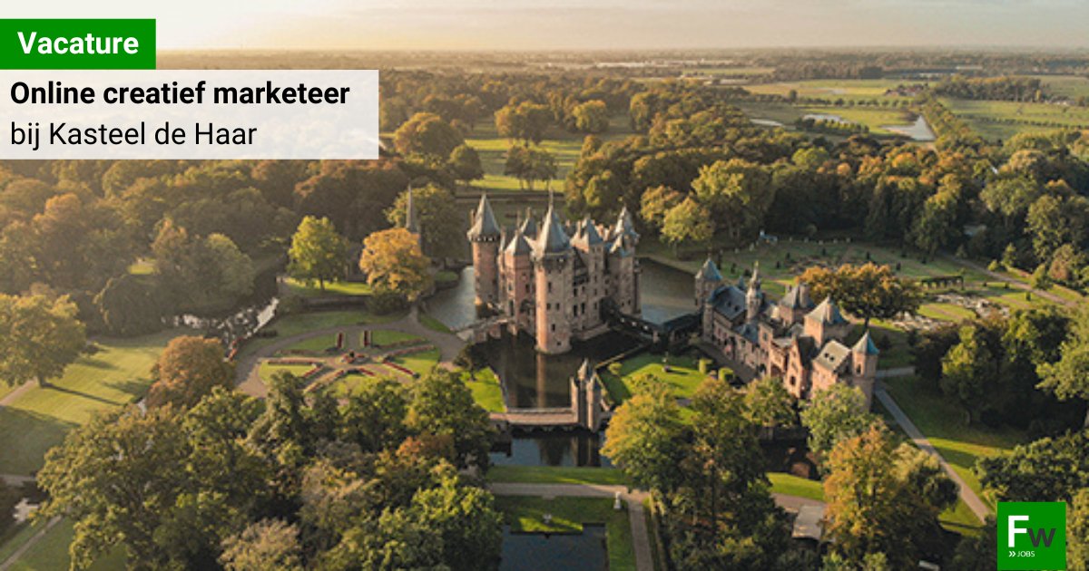👤Online creatief marketeer |🎓junior, medior |🏰  Kasteel de Haar |📍Haarzuilens |🕑 28 uur |💶 €2.821 - €3.318
Ben jij een teamspeler die een gezonde dosis energie met zich meebrengt en zin heeft om zijn tanden in, soms uitdagende, projecten te zetten?
frankwatching.com/vacature/onlin…