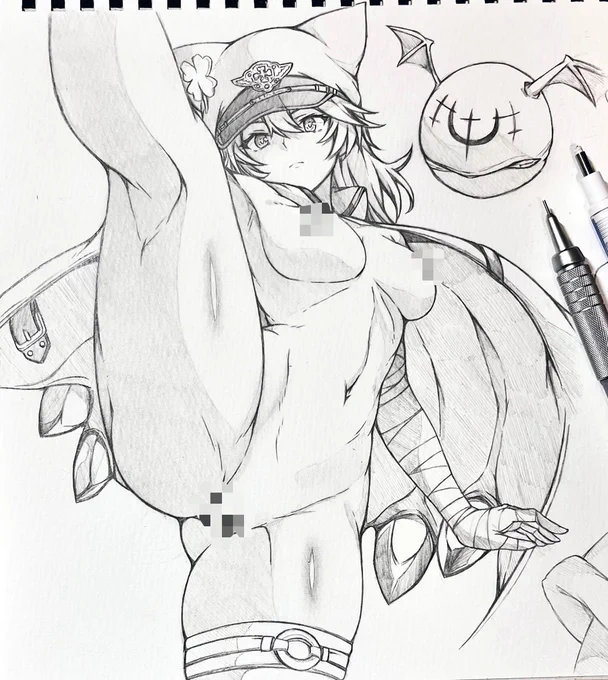 ラムレザルの蹴り技を下から見たいっていう絵 
