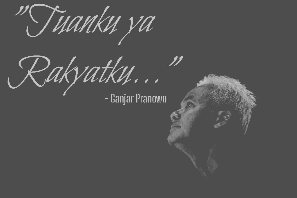 Apapun yang terjadi 
Pak <a href="/ganjarpranowo/">Ganjar Pranowo</a> Pilihanku...