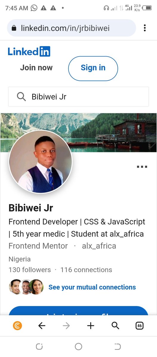 Bibiwei_Pere's tweet photo. Couldn't access my LinkedIn account for some time now...
Was even scared of recovering it, since my previous
accounts where restricted after their security checks even if I provided the required details...
#linkdln
#FrontEnd https://t.co/mP8SdeXS71