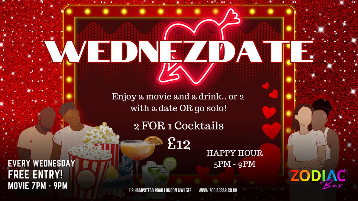TONIGHT! 🍿🎥 Movie night WEDNEZDATE @ ZODIAC! 🎞️ 7pm to 9pm 🎟️ FREE ENTRY! - outsavvy.com/event/17613/mo…