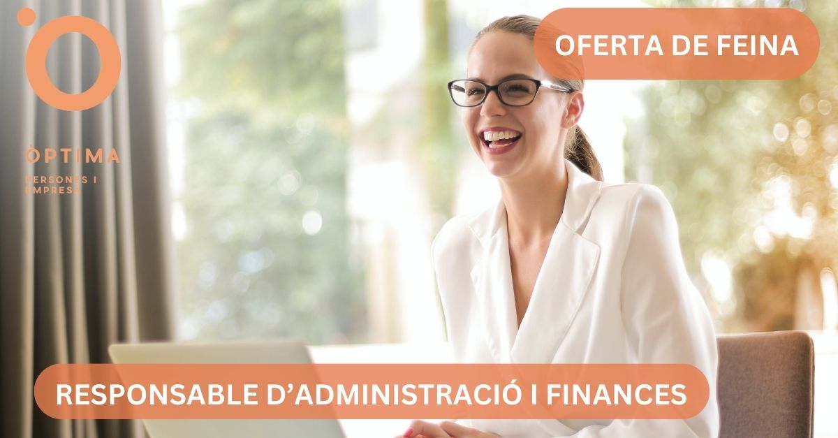 OptimaRRHH's tweet photo. Vols un càrrec de Responsable d’administració i finances, per a una important empresa del sector de la construcció? 👇Aquesta oferta t’interessa!! 
https://t.co/4L9lz2vqMW
#optimarrhh
#seleccio 
#ofertadefeina 
#responsableadministraciófinances 
Connectem Talent🧡 https://t.co/kNMRZxknUk