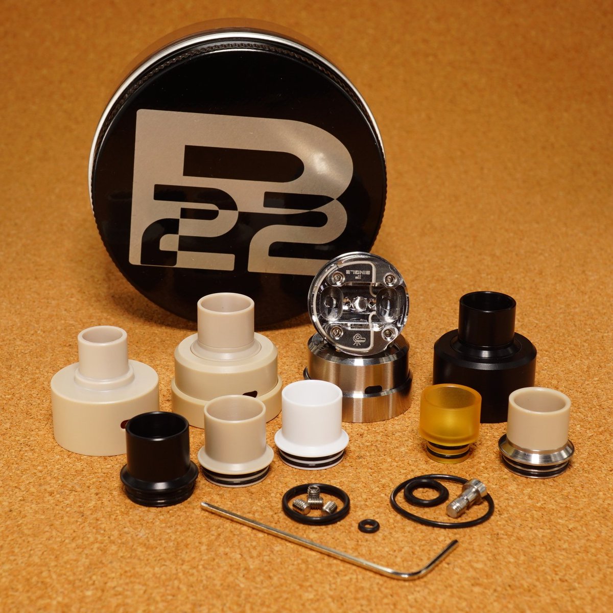 VAlphaline's tweet photo. お世話になっております。お取引いただいた「Monarchy Vapes｜P22 RDA + Option cap set」は先程発送完了しました。到着まで今しばらくお待ちください。今後とも何卒よろしくお願い申し上げます。#MonarchyVapes #Monarch #MNCH #P22 #RDA #BF #22mm #SS #Peek #Ultem #Vape #vape好きな人と繋がりたい https://t.co/AOycEmttsL