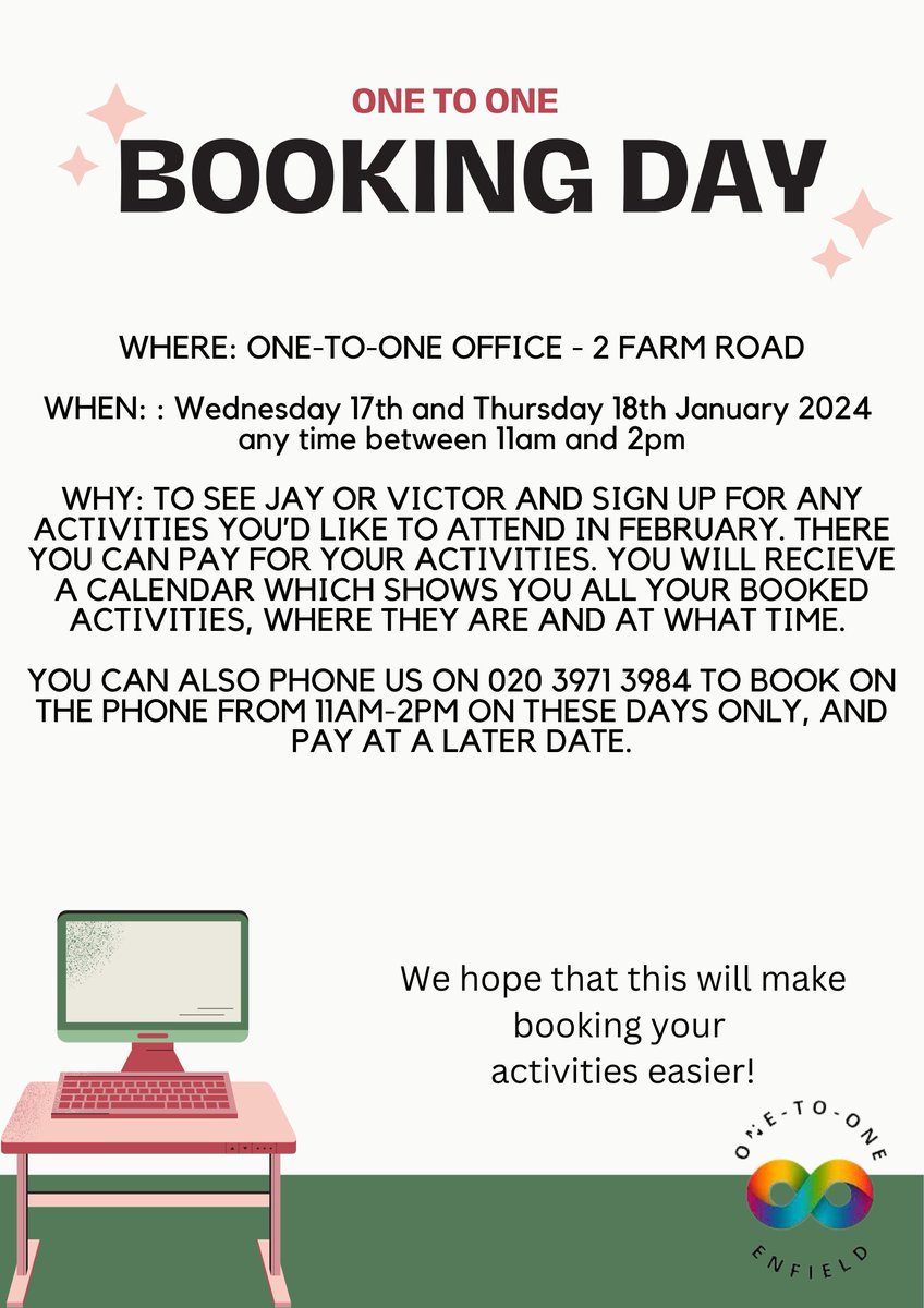 One-to-One (Enfield) tweet media