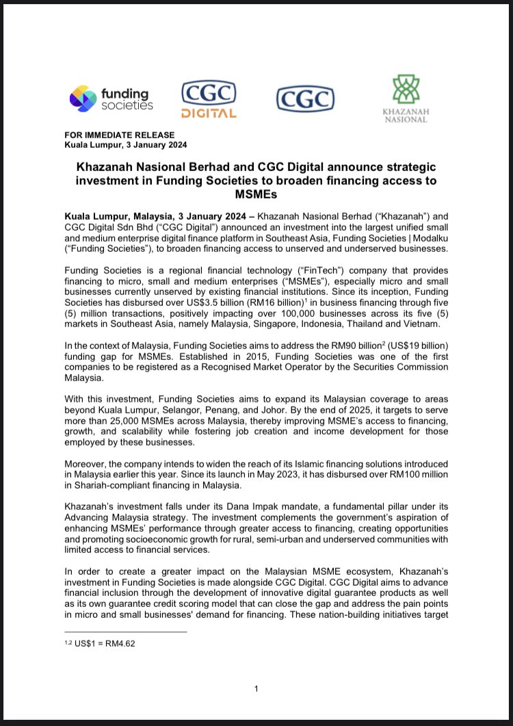 Dr Sofina Johari, Shariah RFP tweet media