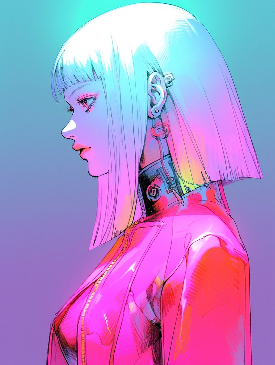 elliemay_kc's tweet photo. The Neo Tokyo Girl. AI #AIart #midjourney #nijijourney #generativeAI #illustrations #illustration #illustragram #illustgram #イラスト #イラストグラム #neotokyo #neon #alienpunk #y2k #cyberpunk https://t.co/XjIsm8Yuew