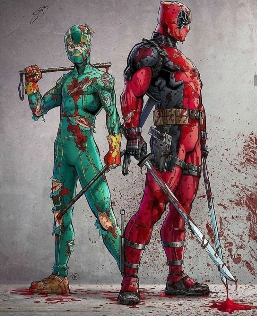 redrobin0141's tweet image. #KickAss #Deadpool