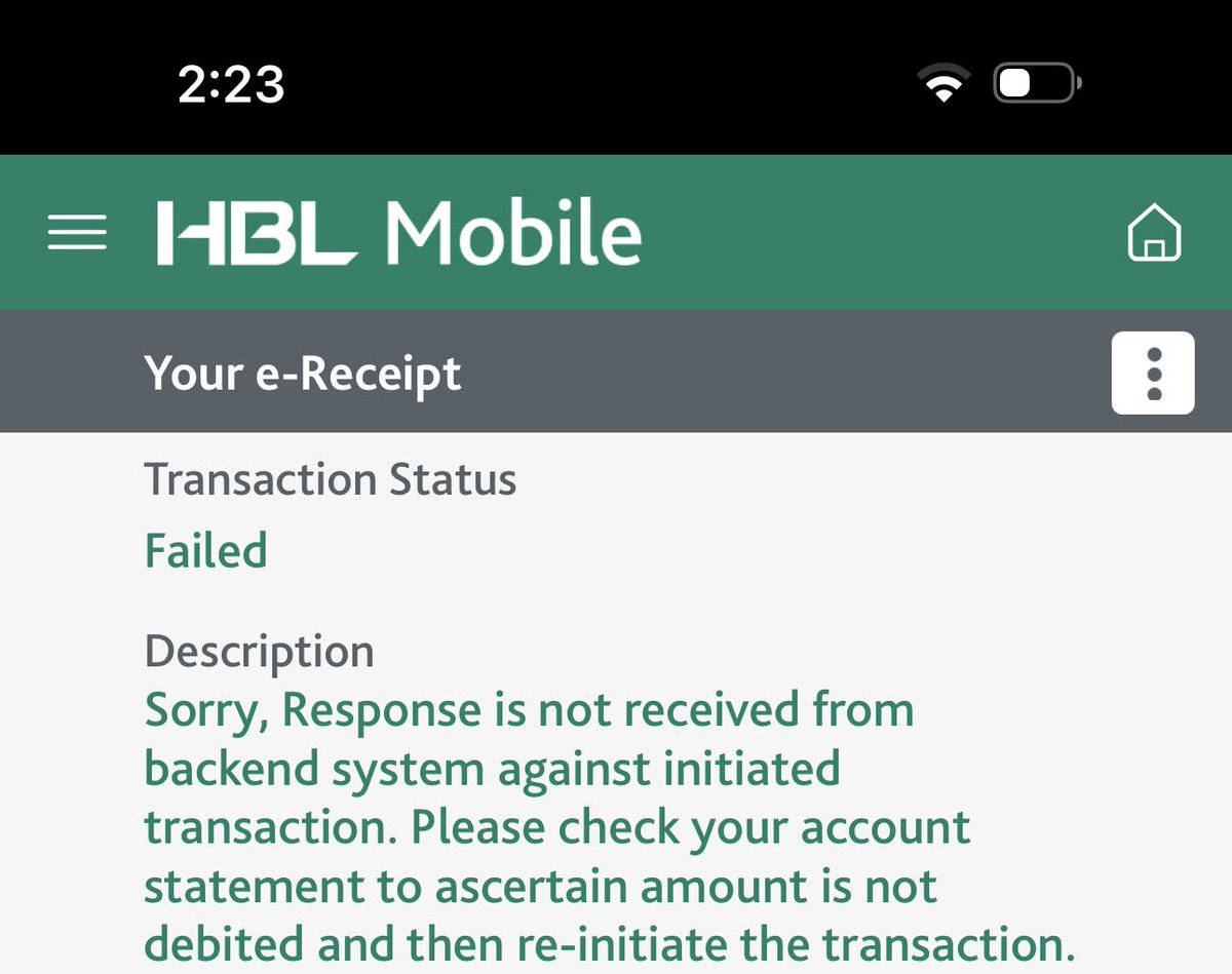 StudioAj148's tweet photo. Kindly help and fix my issue! @HBLCare @HBLPak @HBLCare https://t.co/nSP498Edn9