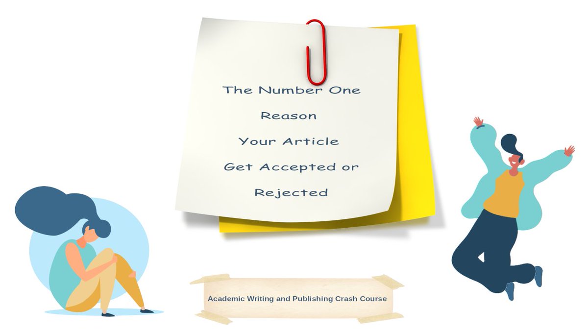 The Number ONE REASON Your Journal Article Gets Accepted or Rejected! youtu.be/m-BxecW8r1E

#publishing #writing #Researchpaper #journal