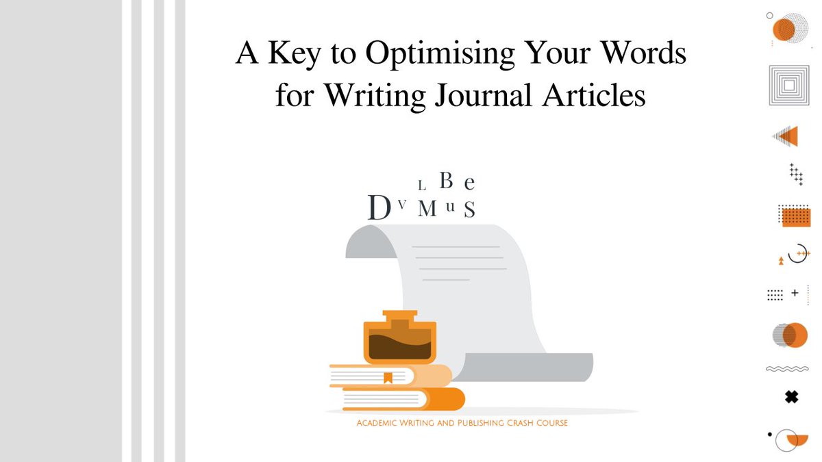 I bet you have never heard of “Lexical Density”. Watch this free lecture "A Key Method to Write Like Your Professors: A Real Game Changer!" youtu.be/H05lSghgG7M

#publishing #writing #Researchpaper #lexical #method