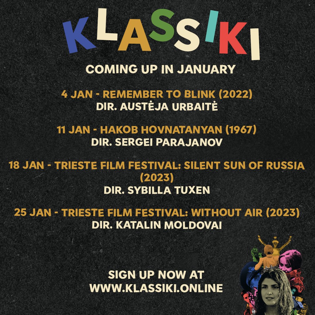 Klassiki_Online's tweet photo. Coming up on Klassiki this January 🎞️ https://t.co/CuF4H1jQkj