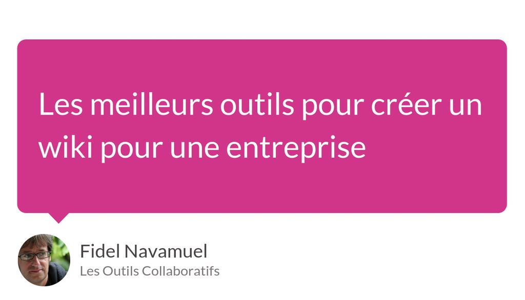 collaboratifs's tweet photo. Créer un wiki est une solution simple à mettre en œuvre qui permet d'organiser l'information pour mieux la partager.

Lire la suite 👉 https://t.co/3DxYcD6WUZ

#collaboratif #Wikis https://t.co/km2TFguM6G