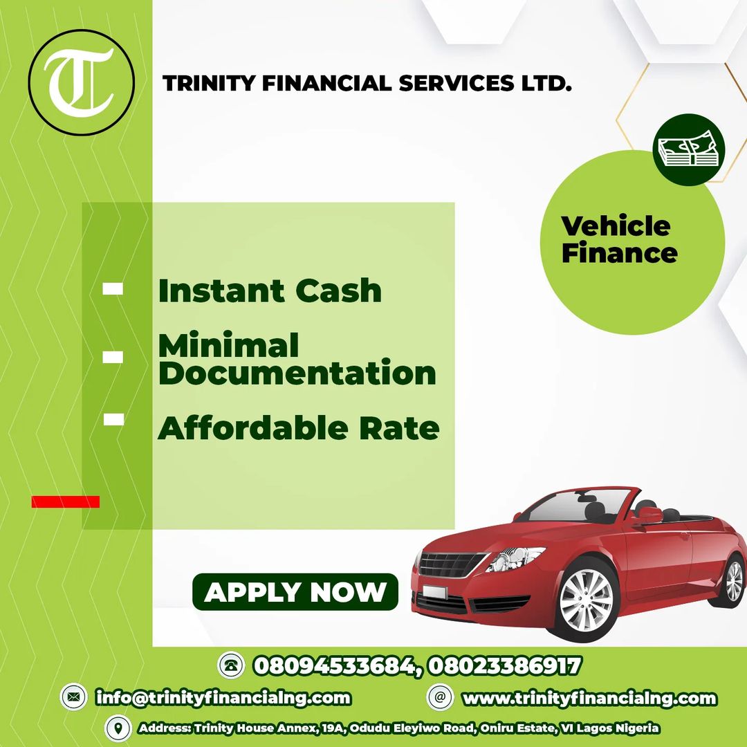 TrinityFinancia's tweet photo. Accelerate your dreams on wheels with our seamless vehicle loan process! 🚗💨 Apply now with minimal paperwork and enjoy affordable rates. Visit: https://t.co/f4XZ1mx9qL
_
#TrinityFinancialServices #TrinityFinance #TrinityFinancial https://t.co/pZDmFsXFDe