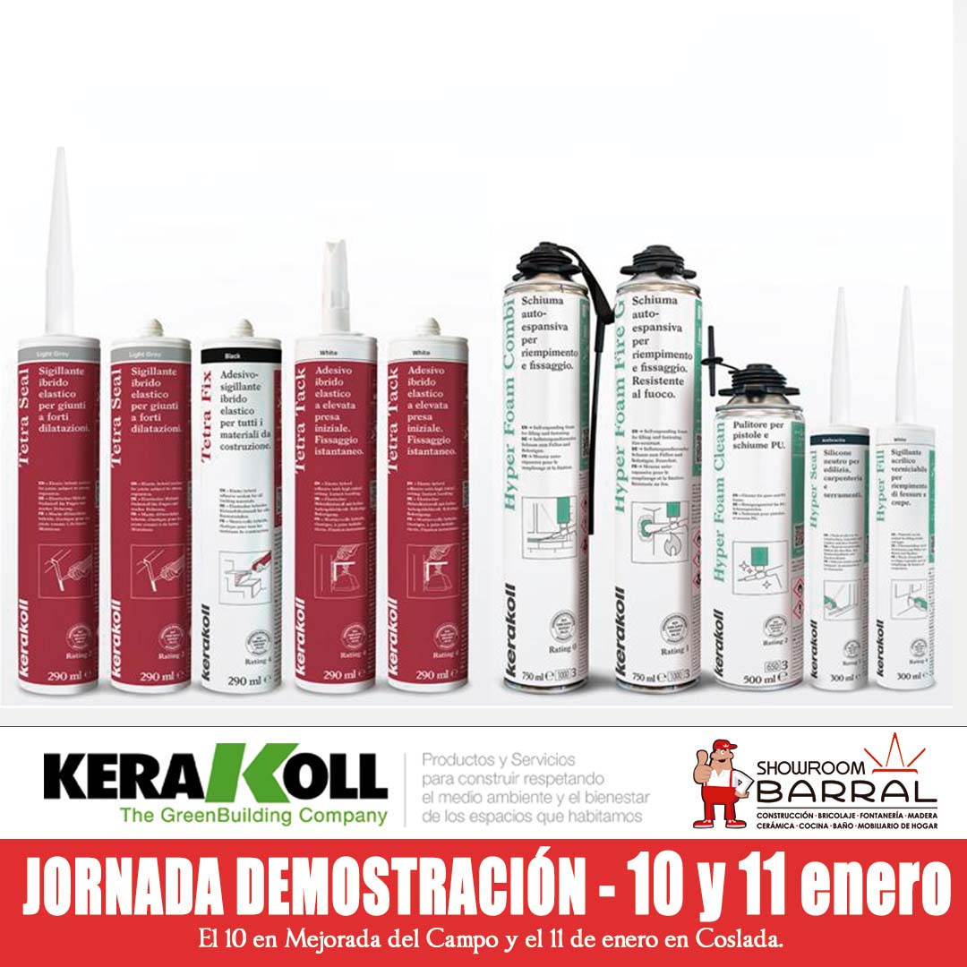 ¡Feliz año nuevo a todos! Comenzamos de la mejor de la maneras, con la visita de nuestros amigos de <a href="/Kerakoll/">Barok</a>. Nos van a enseñar sus productos en sellado y siliconas. !!Anímate!! Estarán el 10 de enero en nuestra sede de Mejorada y el 11 en Coslada. 📷📷
#kerakoll #selladores