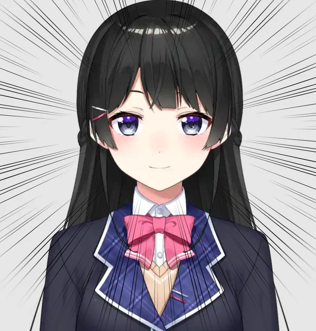 #みとのアクセ 集中線です