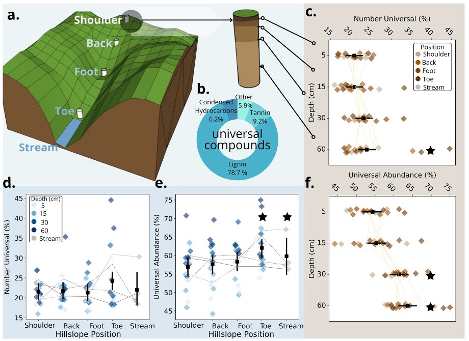 Soils store carbon but lose considerable amounts into downstream waters. @ECFreewoman @ecochangegroup, @WET_Erik @plantsci @Gates_Cambridge show a general process for how microbes transform C across soil-to-stream impacting its persistence. nature.com/articles/s4146…