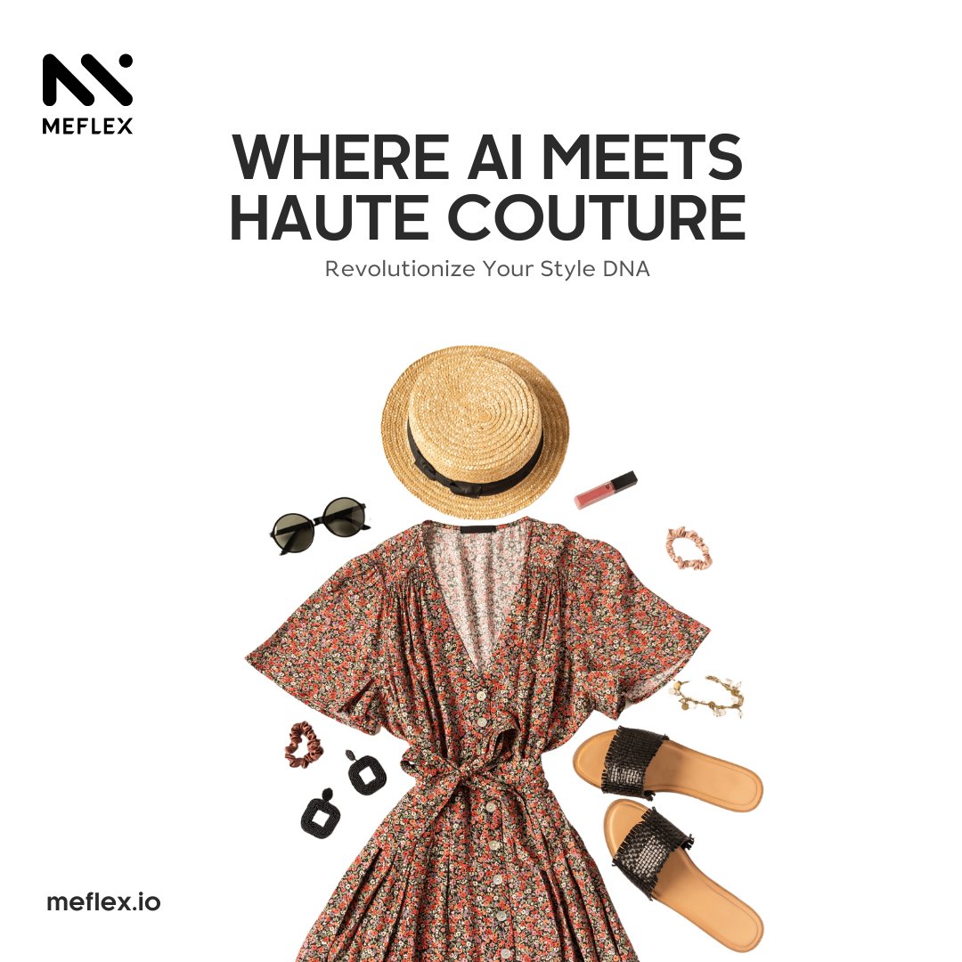 meflex_official's tweet photo. With Meflex, it's not just about following trends—it's about setting them 🚀. Our AI anticipates the pulse of fashion, positioning you at the forefront of innovation. Lead with confidence 👉 https://t.co/LAUUa5rdIB

#MeflexAI #BeyondTrend #CreativeFashion https://t.co/WgeZEZLei7