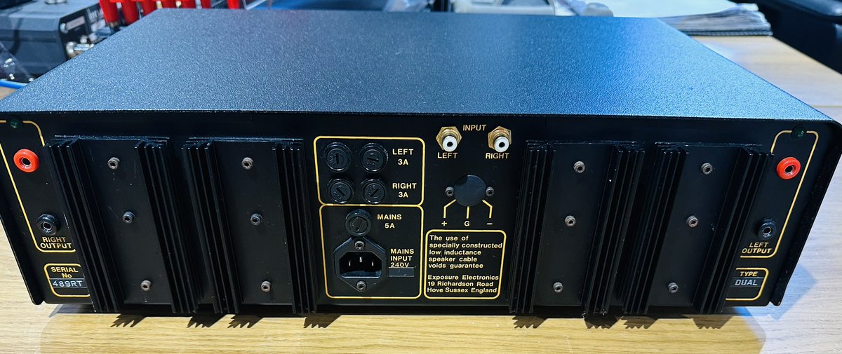 Midlandaudiox's tweet photo. A lovely @exposure_hifi #4dualmono #poweramplifier #recapped #serviced in immaculate condition £899 @midlandaudiox #belbroughton #worcestershire https://t.co/4NkHRCkHcd