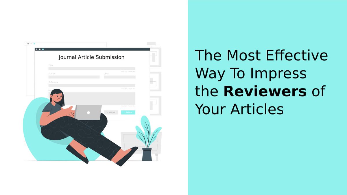 The Most Effective Way to Impress The Reviewers of Your Journal Articles! youtu.be/HN1hBI9vcoU

#publishing #Researchpaper #articles #Review