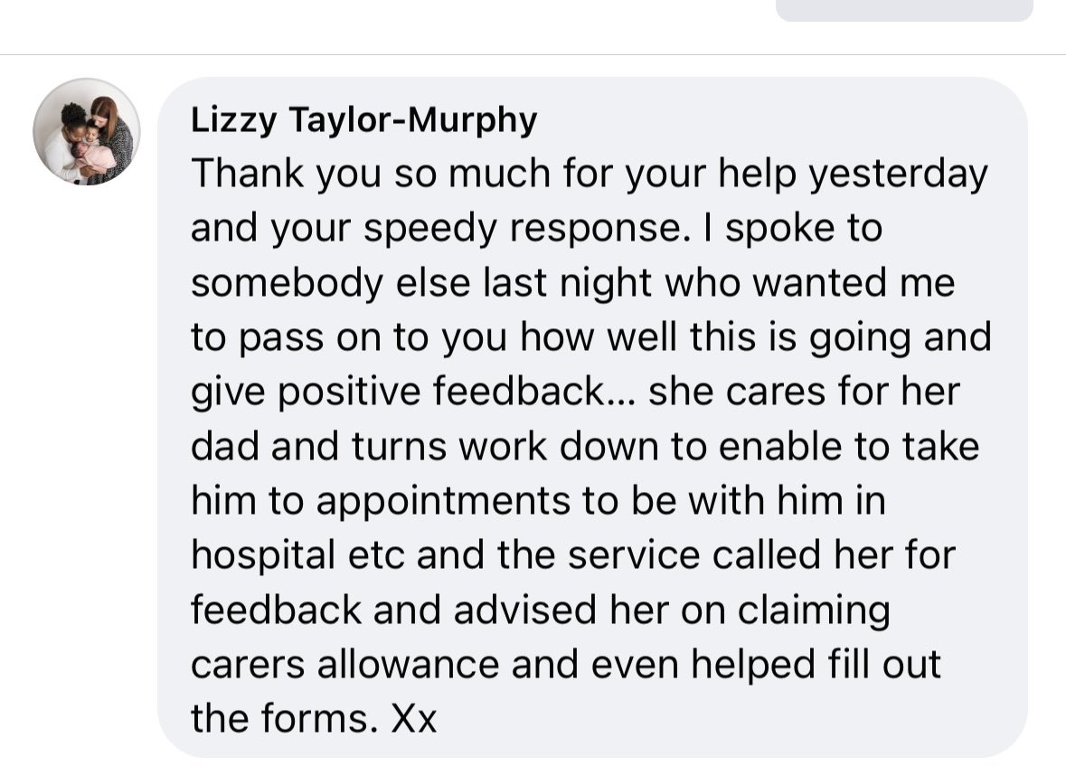 This is why we Keep carers caring ! ( posted with consent ) <a href="/CHFTNHS/">Calderdale and Huddersfield NHS Foundation Trust</a> <a href="/EnhanceCareCHFT/">Enhanced Care CHFT 🦋</a> <a href="/HealthwatchE/">Healthwatch England</a> <a href="/JohnCampaign/">John's Campaign</a>